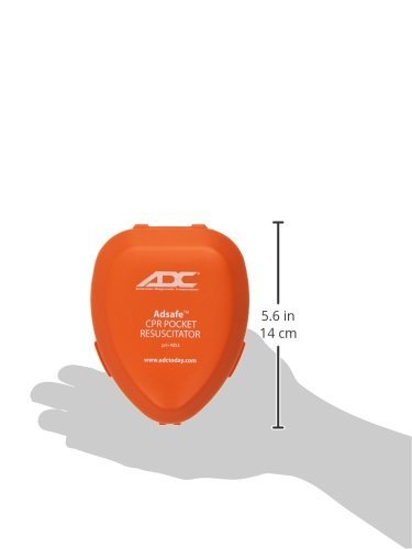4053 1 ADC Adsafe CPR Mask Pocket Resuscitator Kit with Replaceable Valve