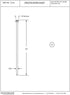 Westbrass R124-05 3/8" x 20" Flat Head Toilet Supply Riser, 1-Pack, Polished Nickel