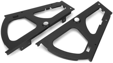 Chiffonade 2pcs Stainless Steel Shoe Cabinet Hinges with Turning Rack - Black Replacement Fittings for Drawer Flip