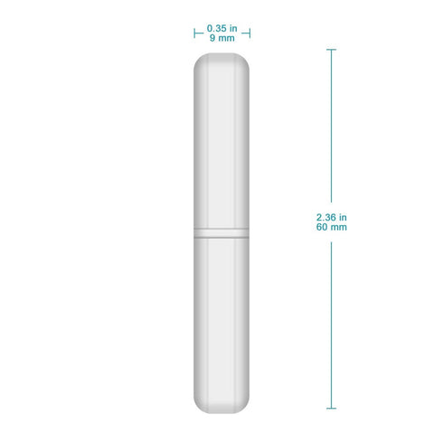 stonylab Magnetic Stir Bar, 5-Pack 60 mm PTFE-Coated Stir Bar Set Magnetic Stirring Bars White Stir Mixer for Stirrers Laboratory Stir Plate Bar, 5 PK