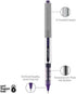 Vision Rollerball Pens Pack of 12, Violet Fine Point Pens with 0.7mm Medium Black Ink, Smooth Writing Bulk Office