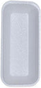 Generic 8.38 x 3.94 x 1.1 in. Meat Tray White - 1000 Count