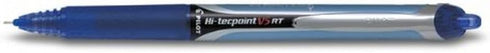 Pilot V5 RT Retractable Liquid Ink Rollerball, 0.5 mm (Box of 12) - Blue