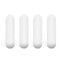4 Pcs Magnetic Stir Bar - 30mm (1.18 inch) - PTFE - White