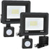Motion Sensor Flood Light Outdoor, Plug in Motion Sensor Light with 4.9ft