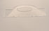 Oval Grip Charcuterie Board Handle Template, Acrylic Router Template for Home Kitchen Cutting Board Handle (11.75x4.1")