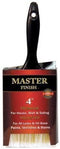Set of 4 Premium Polyester Paint Brushes for House Wall & Siding Latex & Oil Base Paints