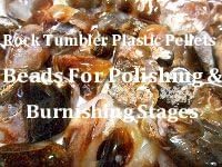Rock Tumbler Dynamic Double Action Plastic Pellets/Beads for Final Polishing & Burnishing Stages