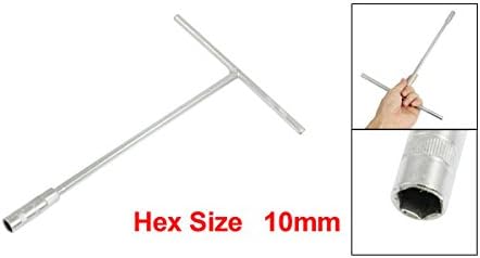 uxcell a12060600ux0060 10mm Hand Tool Metric T Bar Handle Hex Socket Wrench Spanner by uxcell