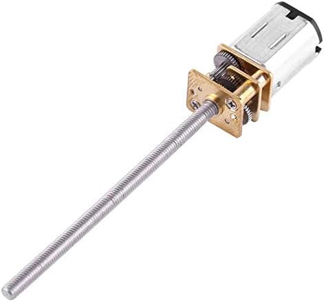 DC 6V Gear Motor High Electric with Long M355MM Screw Thread Output Shaft 30/60/100/150/200/300/400/500RPM