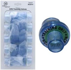 Pack 1 MCR Medical of Training CPR Rescue Masks, ADULT with Valves
