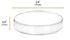 EISCO Plastic Petri Dish with Lid - 2.9" Diameter, 0.5" Depth - Molded in Polypropylene - Reusable - Translucent