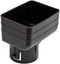 K-TEC Downspout Drainage Adapters, Variations (3"x4"x3", Black)