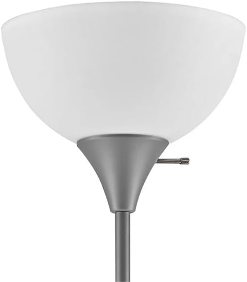 CZTGNMI 71" Modern Gray Floor Lamp - Sleek Standing Lamp for Living Room Office, Must-Have Home Lighting