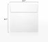 LUXPaper Square Invitation Envelopes | 6 1/4" x 6 1/4" | Peel & Press | White Linen | 80lb Text | 50 Qty