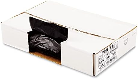Generic 16 1 24 32, 10 15 Boardwalk Low-Density Waste Can Liners, Gal, Mil, X Black, Bags/roll, Rolls/carton