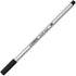 STABILO Premium Fibre-Tip Pen with Brush Tip, Pack of 12, Assorted Colours
