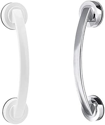 Generic 1Piece N0PA Southst Suction Glass Grab Bar Bathtubs and Showers Easy Installation Poweul - (Color: White)