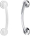Generic 1Piece N0PA Southst Suction Glass Grab Bar Bathtubs and Showers Easy Installation Poweul - (Color: White)