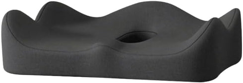 Generic 15.7"x13.4"x3.15" 9 (Grey-1) Orthopedic Seat Cushion with Hollow Design for Office Chair Car Airplane Relieving