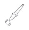 Stainless Steel Test Tube Clip, Laboratory Experiment Testing Holder Tool with Finger Grips 5.5" (14cm)