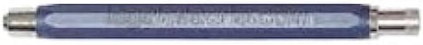 Koh-i-noor Blue All Metal Lead Holder with Built Sharpener, 5340