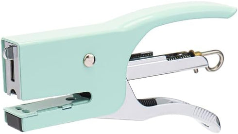 Mini Hand Held Plier Stapler, Green Metal Desktop Stapler, Cute Staplers, 25 Sheet Capacity, No.10 Staples for Home