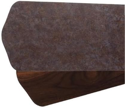 quorum lighting 5254424165 5 52" Quorum Reversible Fan Blades, Toasted Sienna/Walnut