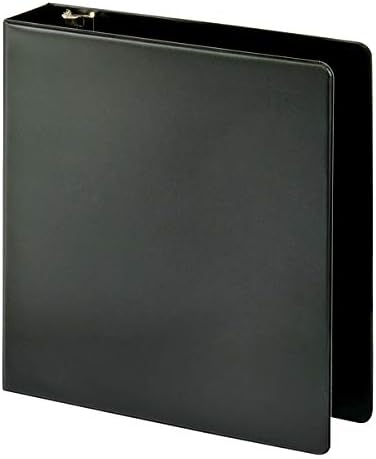 OfficeMax Durable Reference Binders, Round Ring 2", Black
