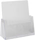 Dazzling Displays Clear Acrylic 8.5 x 11 Brochure Holder - Magazine Rack for Office and Trade Shows