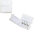 10 Pcs 3-Pin RGB LED Light Strip Connectors 10mm Wide Gapless LED Tape Light Clips Solderless Adapter Connectors for SMD 5050 Multicolor WS2811 WS2812B SK6812 LED Strips by Vrabocry