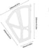 Accessory(#2) Fdit Shoe Rack Accessory,Home Plastic Hollowed Two Layers Shoe Cabinet Shelf Rack Holder Hinges