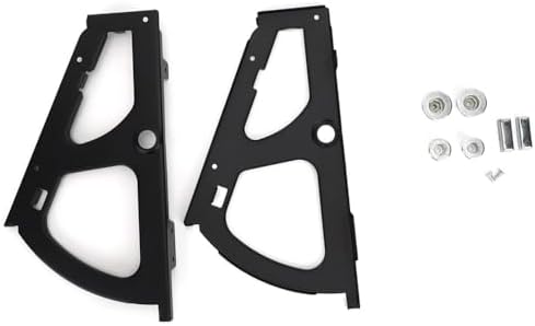 Chiffonade 2pcs Stainless Steel Shoe Cabinet Hinges with Turning Rack - Black Replacement