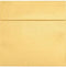 LUXPaper Square Invitation Envelopes | 3 1/4" x 3 1/4" | Gold Metallic | 80lb. Text | 50 Qty | Peel & Press