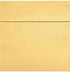 LUXPaper Square Invitation Envelopes | 3 1/4" x 3 1/4" | Gold Metallic | 80lb. Text | 50 Qty | Peel & Press