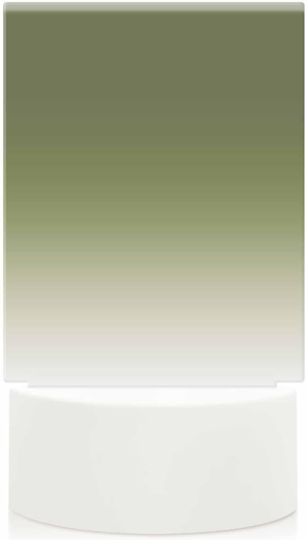 Singingin Bedside Table Lamp Sage Green Ombre Small Lamp for Nightstand with Plug