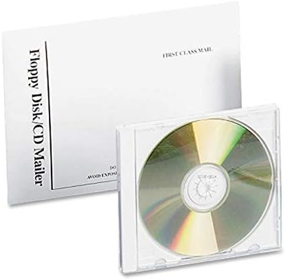 Quality Park CD DVD Media Mailers, 6 x 8-1/2, 25 Per Pack with Flap-Stik Self Seal Closure