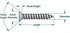 100 Qty #4 x 1/2" Flat Head 304 Stainless Phillips Head Wood Screws (BCP105)