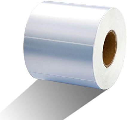KINGLAKE Waterproof Self-Adhesive Polyester Labels, Corrosion Resistance, 1000 PCS Silver Plant Labels