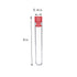 10 Pcs Test Tubes, Clear Plastic Test Tubes with Caps for Scientific Experiments, Candy Beads Sample Storage, Kids Party Supplies, Halloween, Christmas (15 x 100mm)