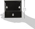 Safco Products 3611BL Onyx Mesh Organizer Tray, Steel Construction, Durable Finish, 5.25"W x 5.25"D