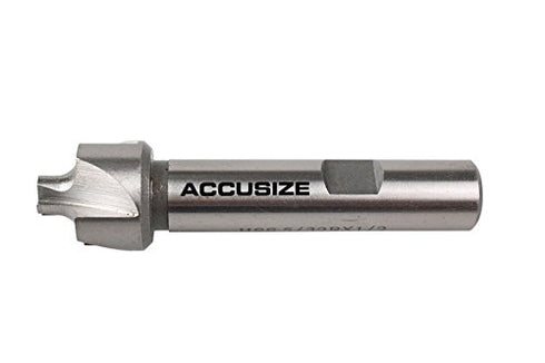 Accusize Industrial Tools Hss Corner Rounding End Mill, 5/32'' Radius, 1/2'' Shank Diameter, 3'' Oal