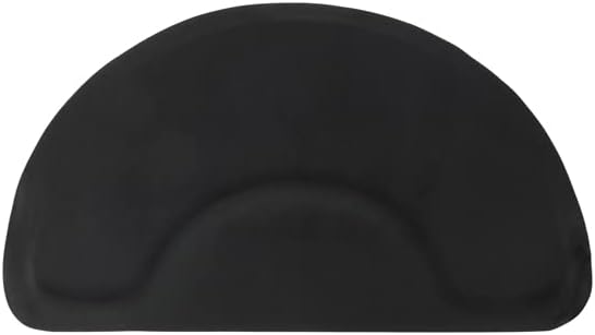 Generic Semicircle Anti-Fatigue Salon Mat 3x4.5 Ft, 1/2 Inch Thick PVC High-Density Foam