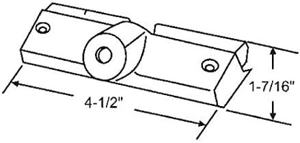 Andersen Lexan Operator Cover, Stone Color, with Screw Holes (1978-1995)