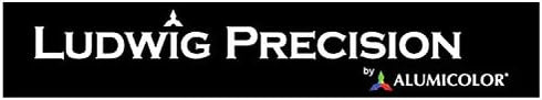 Ludwig Precision Aluminum Straight Edge Ruler, 12-Inch, Silver