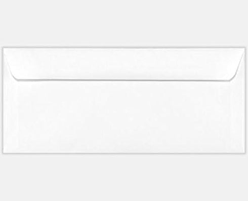 LUXPaper #10 Business Envelopes | Machine Insertable | 4 1/8" x 9 1/2" | White | 24lb Text | 250 Qty