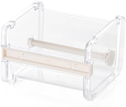 Transparent Washi Packaging Tape Dispenser, Multi Tape Holder Organizer, DIY Sticker Roll Tape Cutter