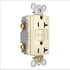 Legrand radiant 2097LACCD12 20 Amp GFCI Self Test Decorator Duplex Outlet, Light Almond (1 Count)