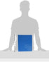 BAZIC ½” 3-Ring View Binder, Cyan with 2-Pockets