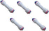 Lemoy 1/4" Tube Push Fit Straight Quick Connect Check Valve for RO Water System (Pack of 5)